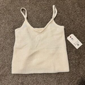 NWT Billabong Cream/white Sweater Cami Top